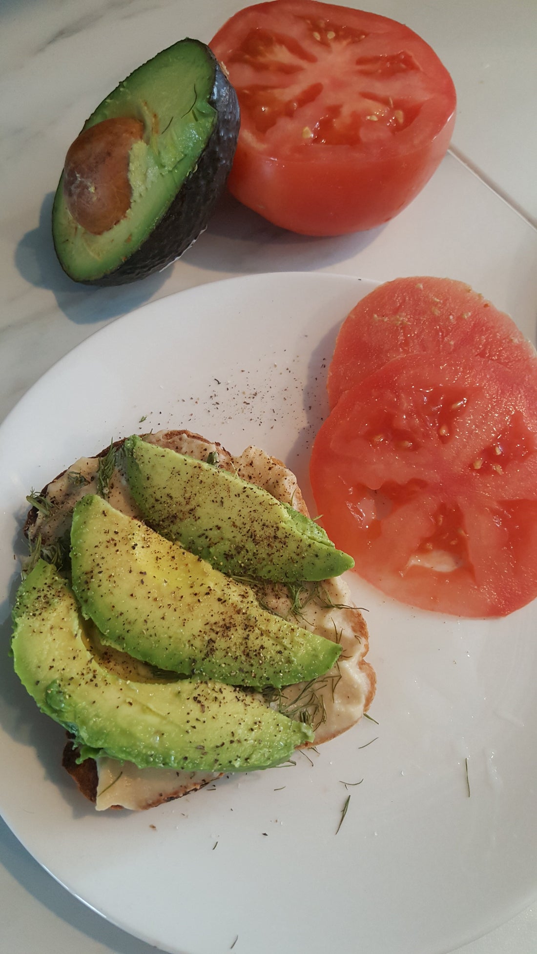 Avocado Hummus Toast
