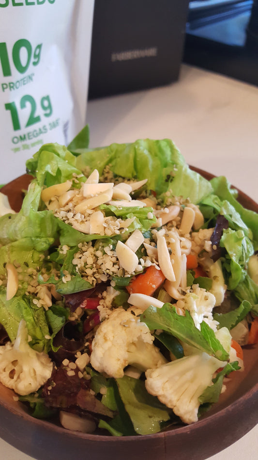 Salad Combo with Hemp Hearts and Radicchio