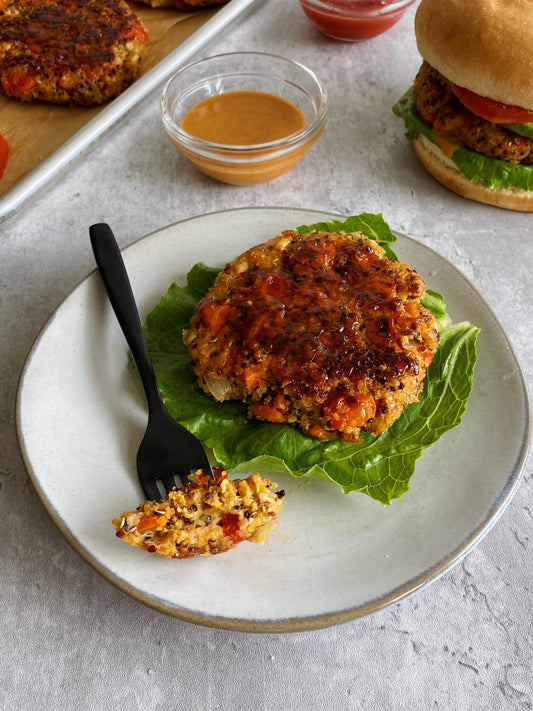 Apple Quinoa Burgers