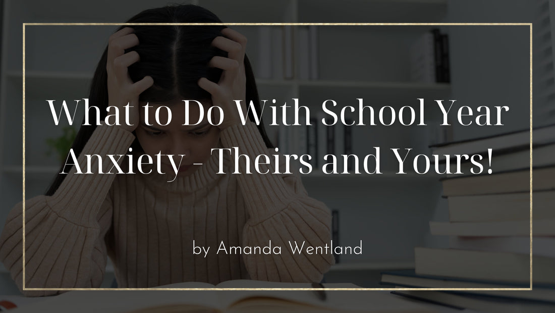 What to Do With School Year Anxiety - Theirs and Yours!