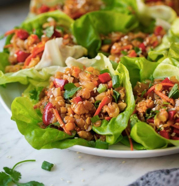 Greek lettuce Wrap (makes 1 wrap)