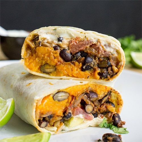 Sweet Potato Burritos