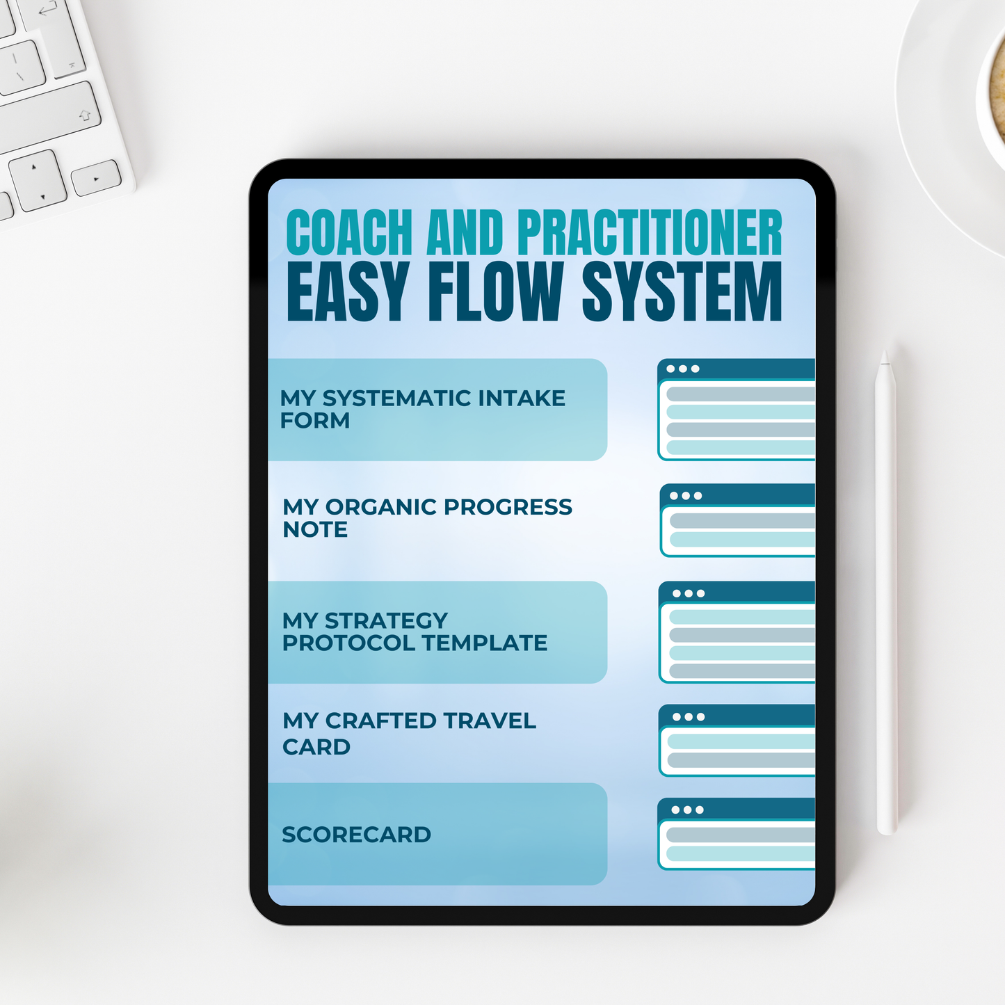 Coach and Practitioner's Easy Flow System